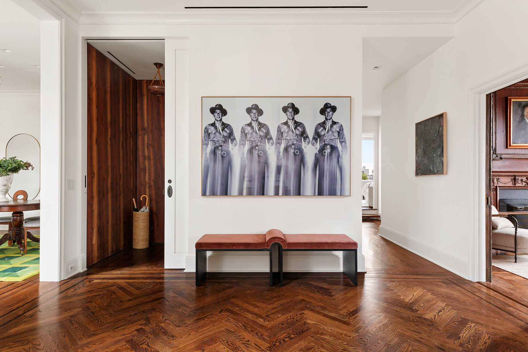 14 East 90th Street, Unit PHW Manhattan, NY 10128 - Photo 8 of 25 a view of outdoor space with furniture and wooden floor