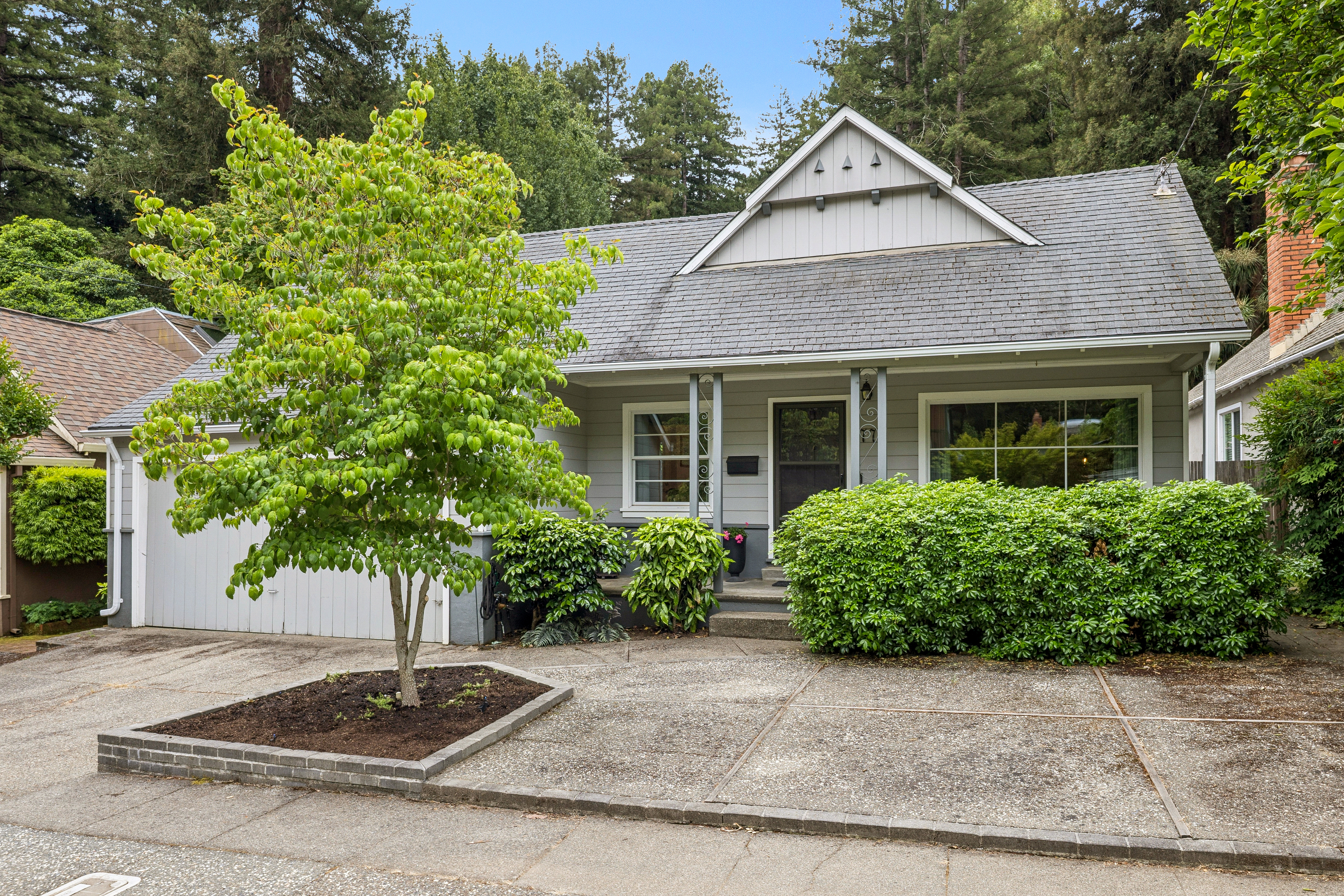 77 Bothin Road Fairfax, CA 94930 - Photo 1 of 32 a front view of a house with garden