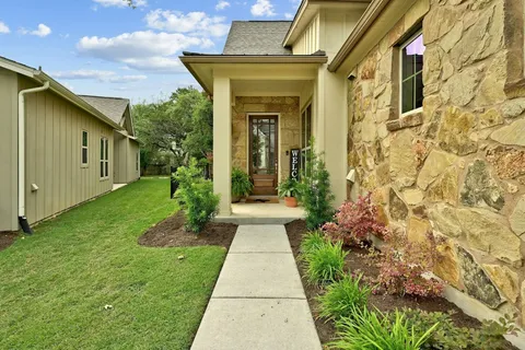 a view of a pathway of the house