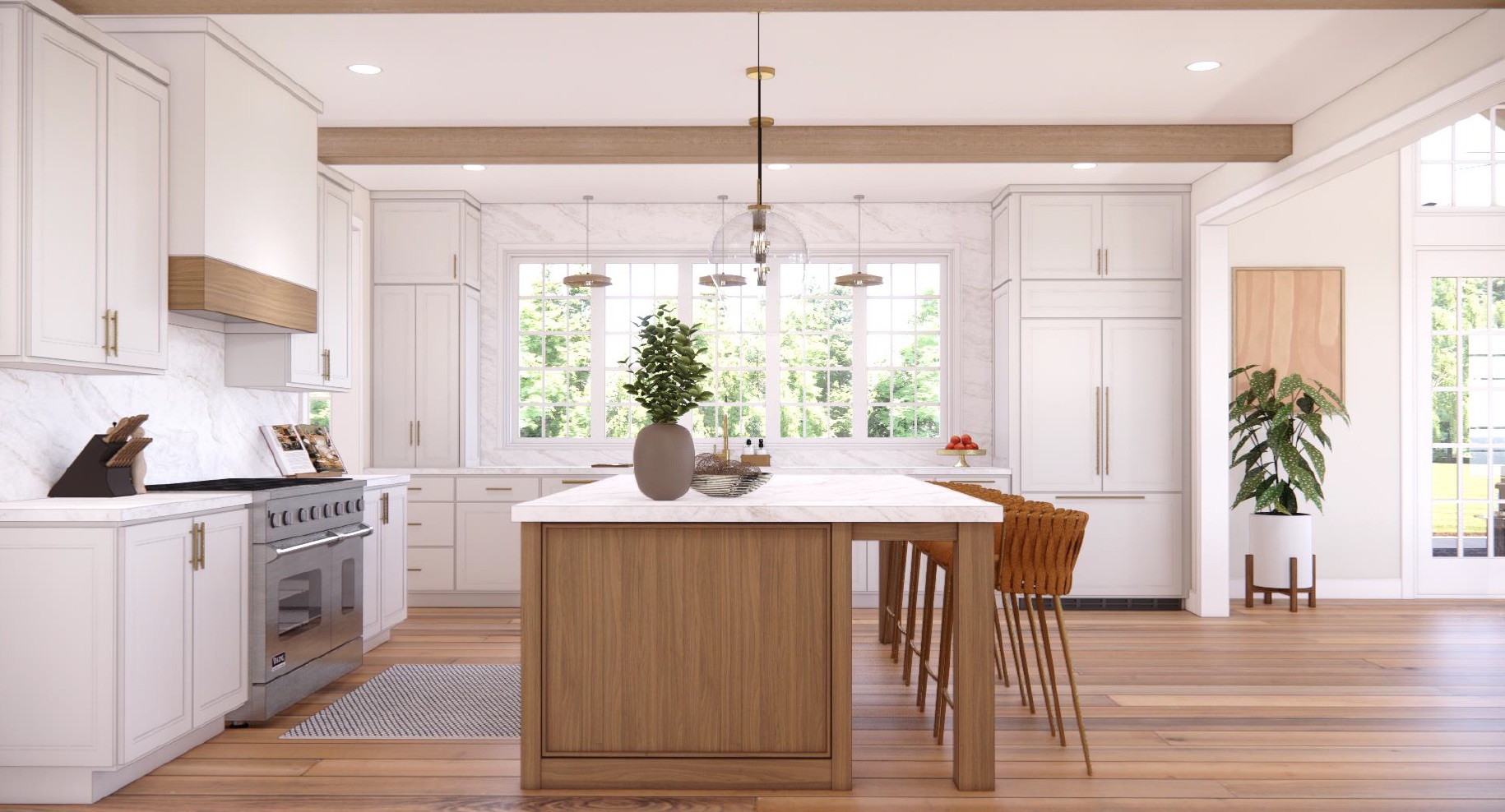 321 Lurgan Road New Hope, PA 18938 - Photo 20 of 30 a kitchen with a table chairs stove and cabinets