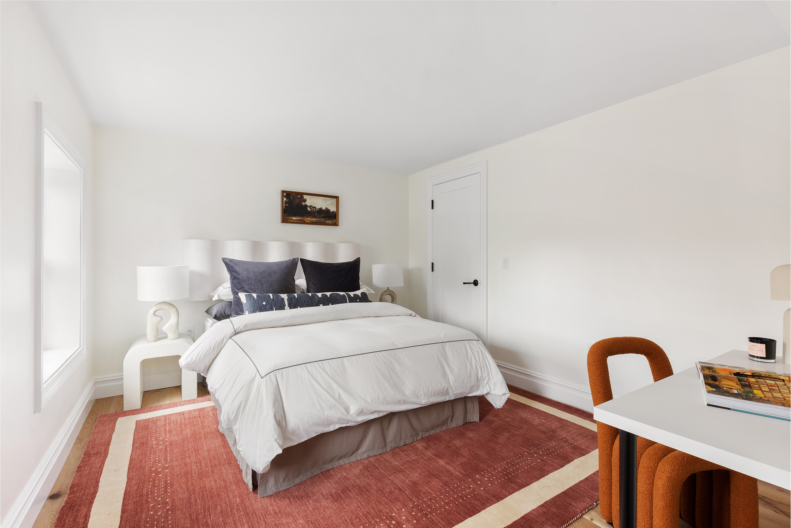 149 Kane Street Brooklyn, NY 11231 - Photo 19 of 26 a bedroom with a bed and a desk