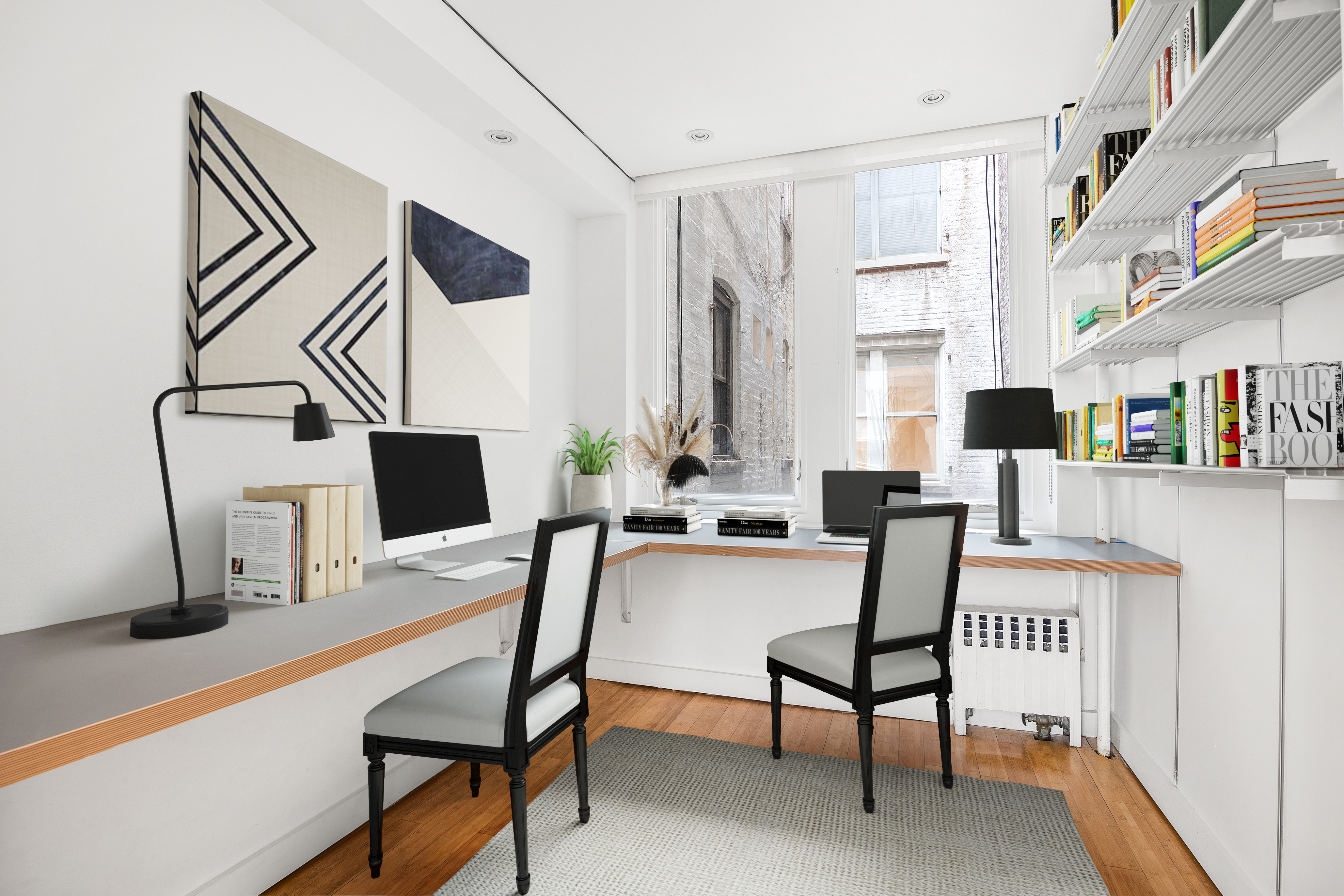 122 East 25th Street, Unit 6 Manhattan, NY 10010 - Photo 6 of 17 a view of a livingroom with furniture and a flat screen tv