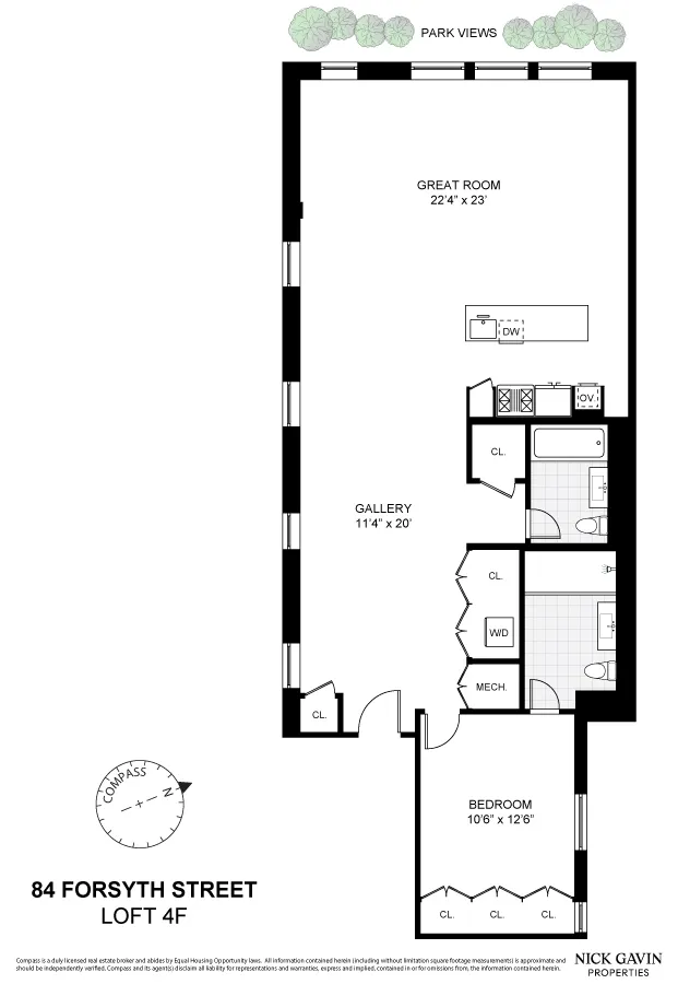 $1,995,000 | 84 Forsyth Street, Unit 4F | Lower East Side