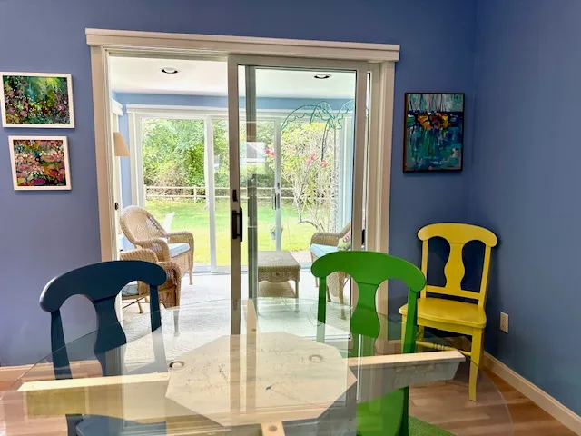 a room with a window