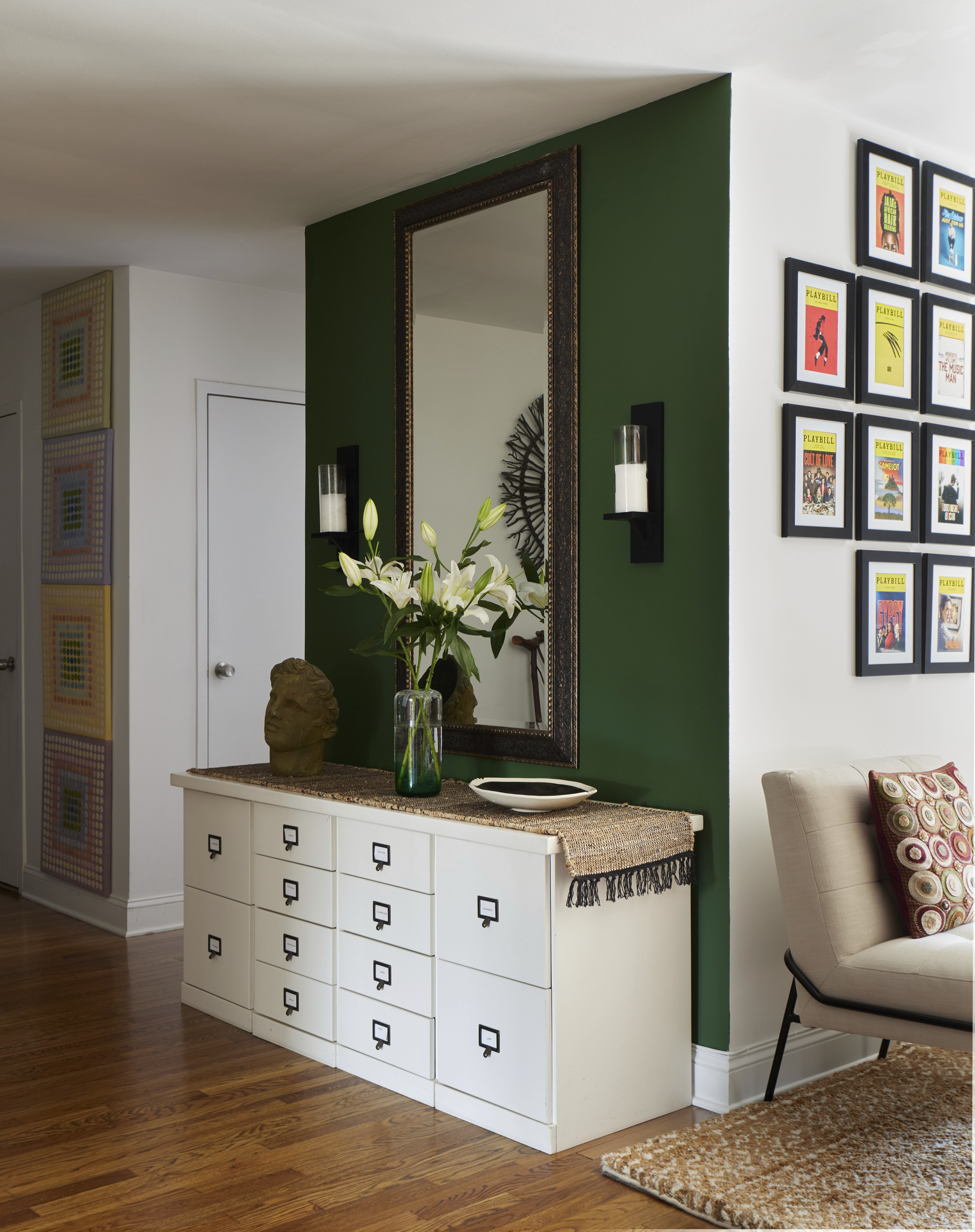 66 Overlook Terrace, Unit 6P Manhattan, NY 10040 - Photo 4 of 10 a living room with furniture and wooden floor