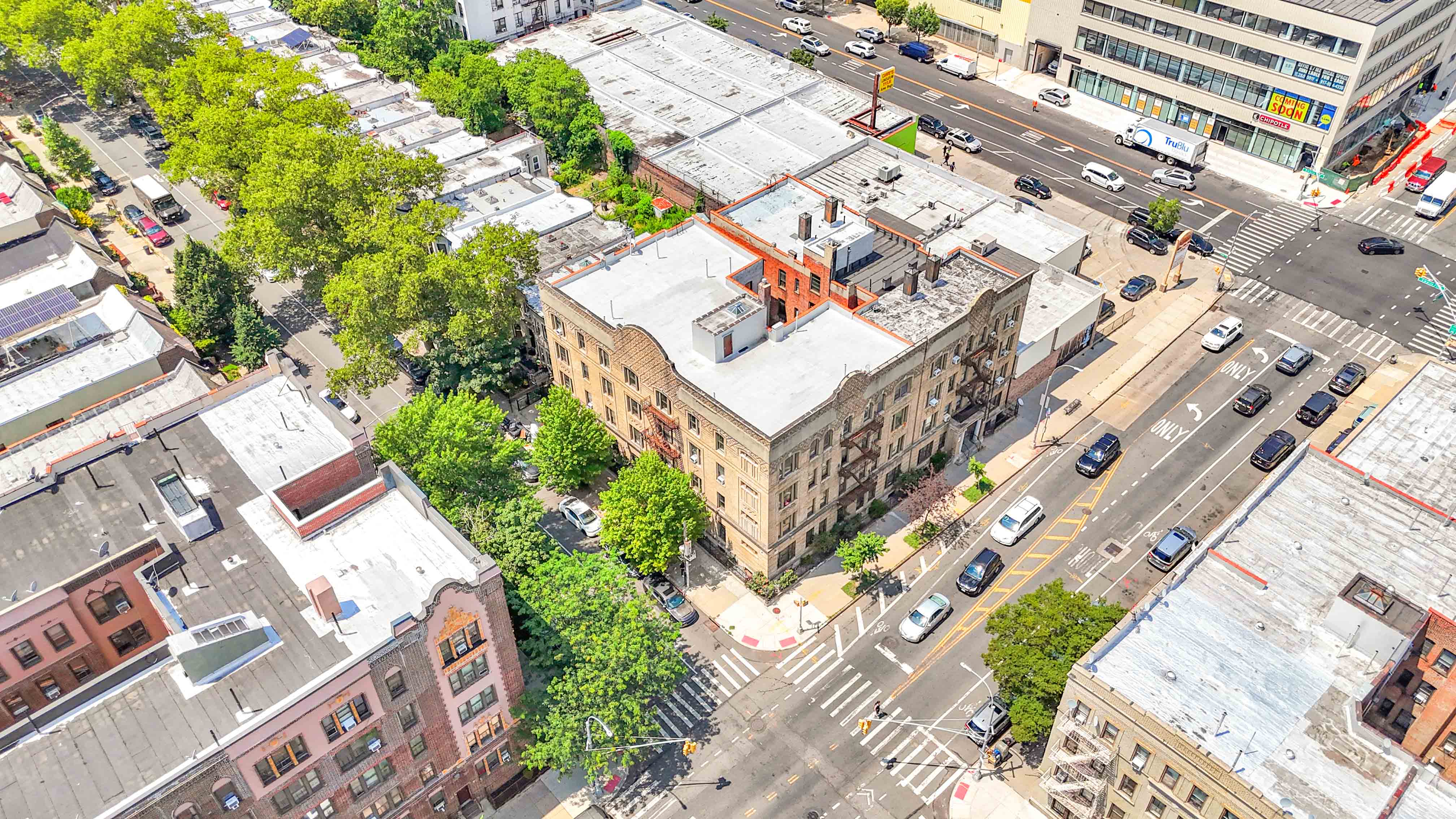 1770 Bedford Avenue Brooklyn, NY 11225 - Photo 46 of 50 aerial view of a city