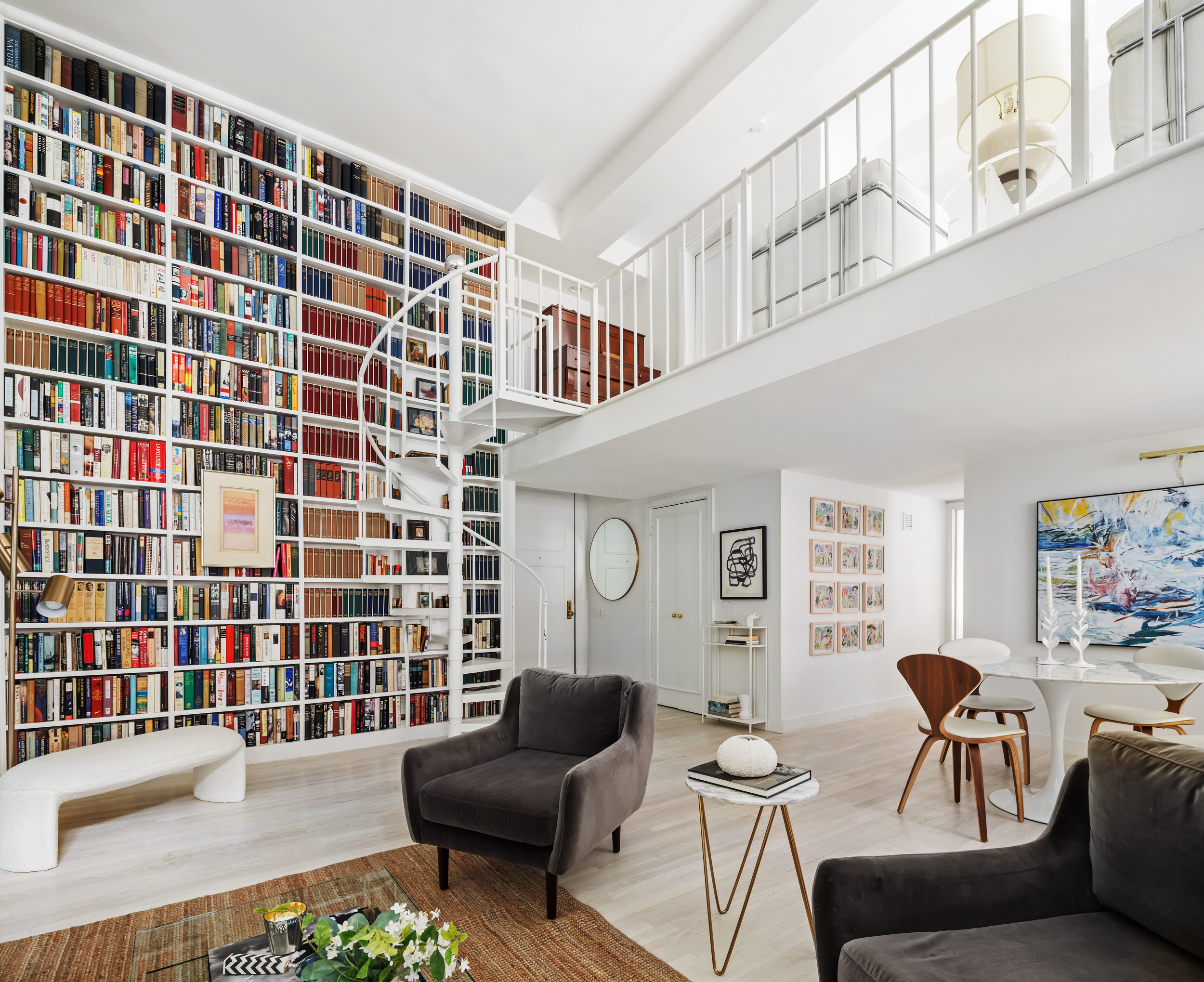 240 Centre Street, Unit 2J Manhattan, NY 10013 - Photo 6 of 18 a living room with furniture and a window