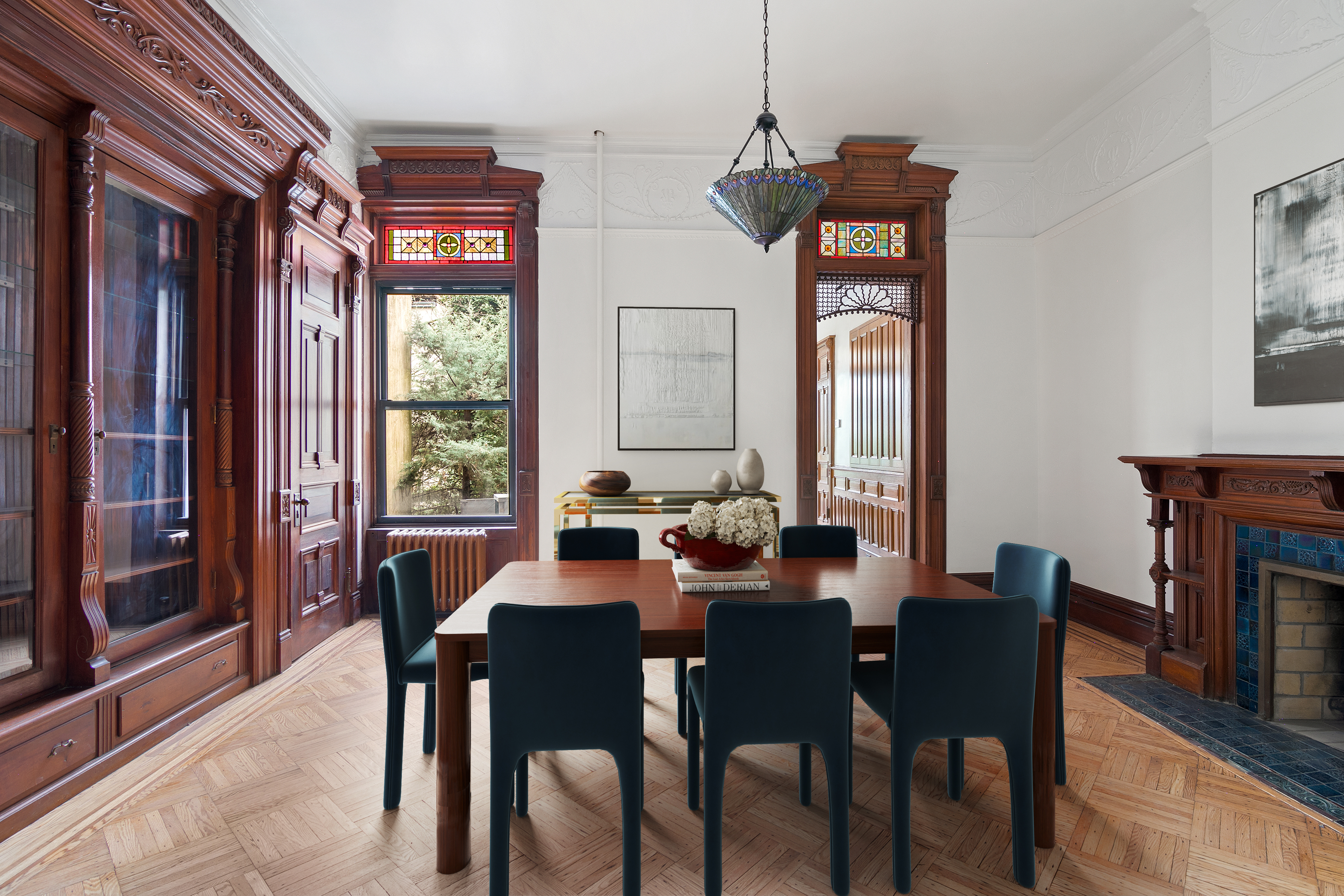 914 President Street, Unit TWNHSE Brooklyn, NY 11215 - Photo 2 of 29 a view of a dining room with furniture and window