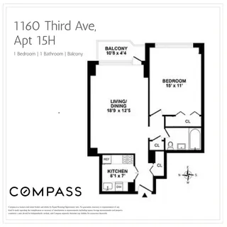 $650,000 | 1160 3rd Avenue, Unit 15H | Lenox Hill