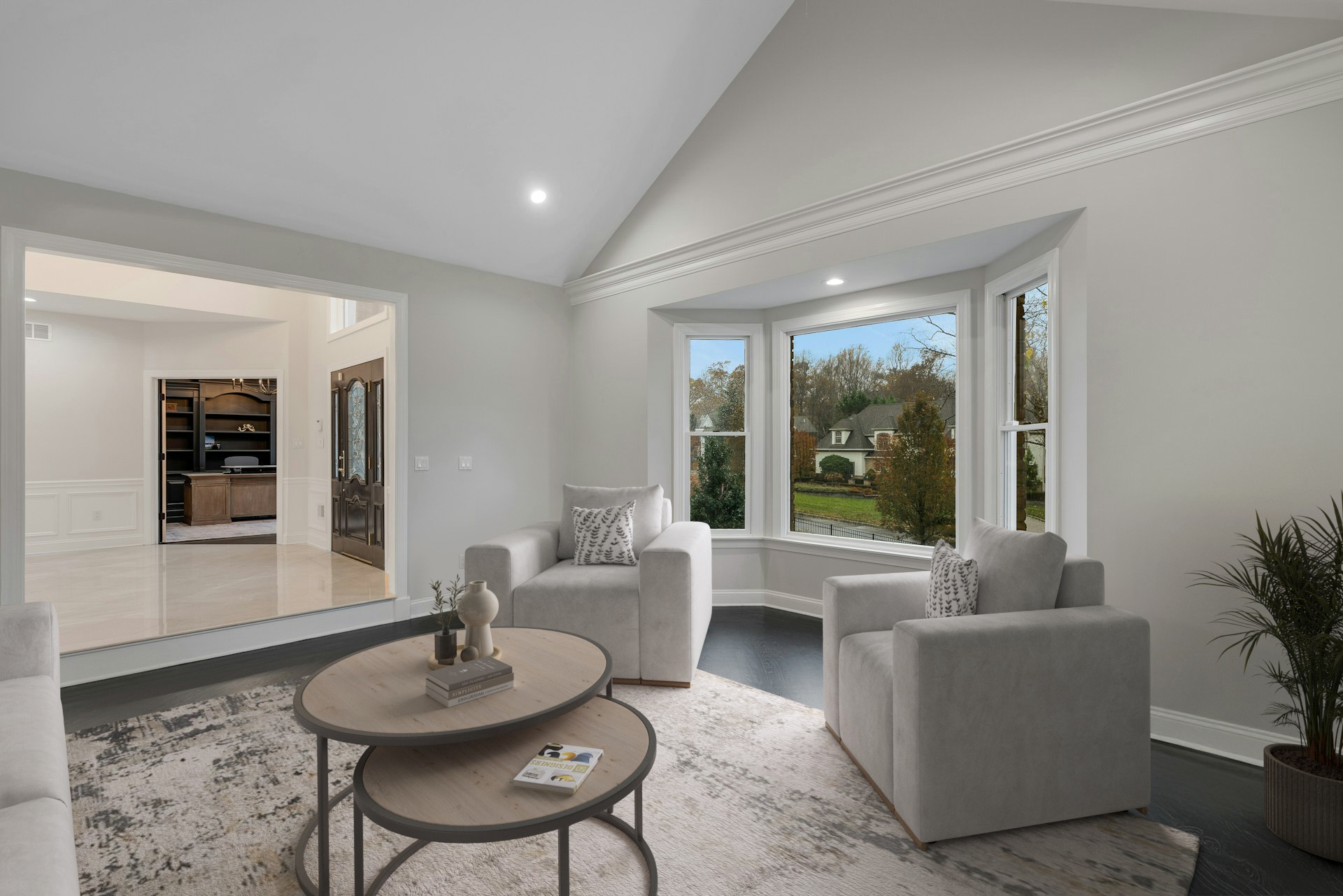 3 Kensington Court Warren, NJ 07059 - Photo 15 of 66 a living room with furniture and a large window