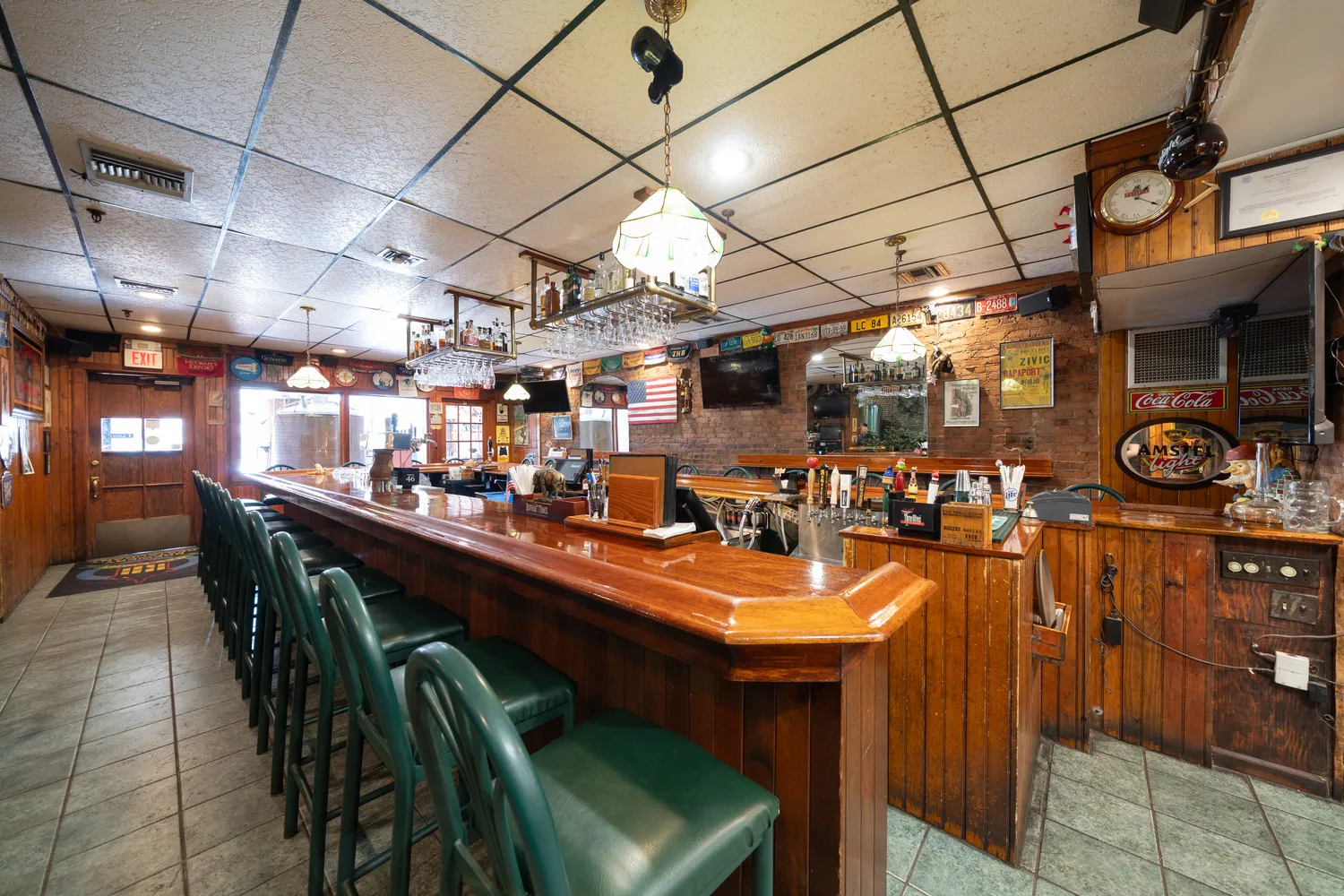 a view of a chairs and table in a patio