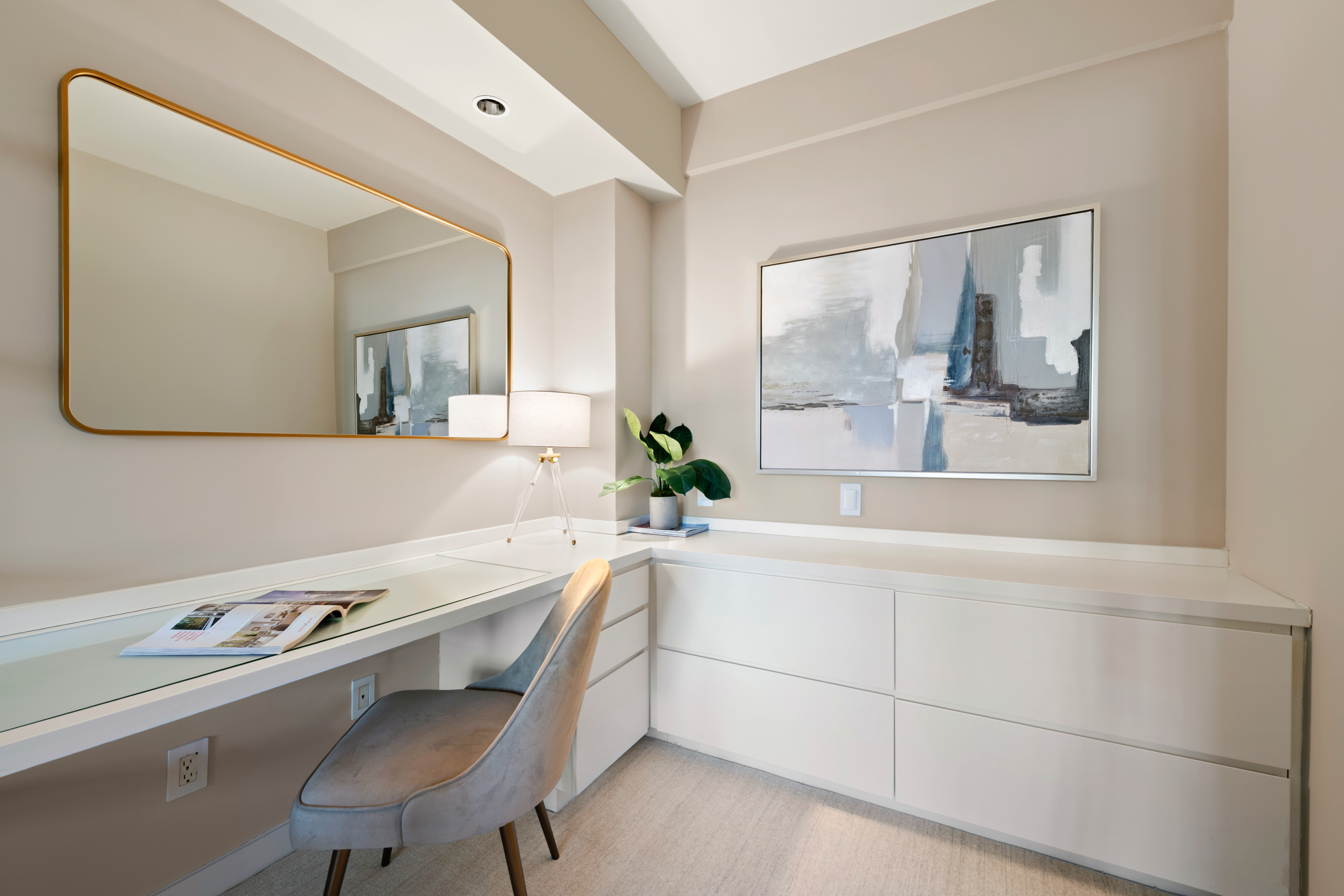 336 West End Avenue, Unit 7CD Manhattan, NY 10023 - Photo 10 of 16 a bathroom with a sink and a mirror