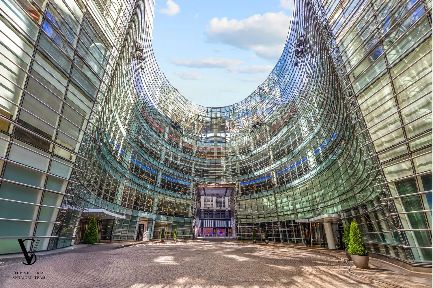 a view of a large building