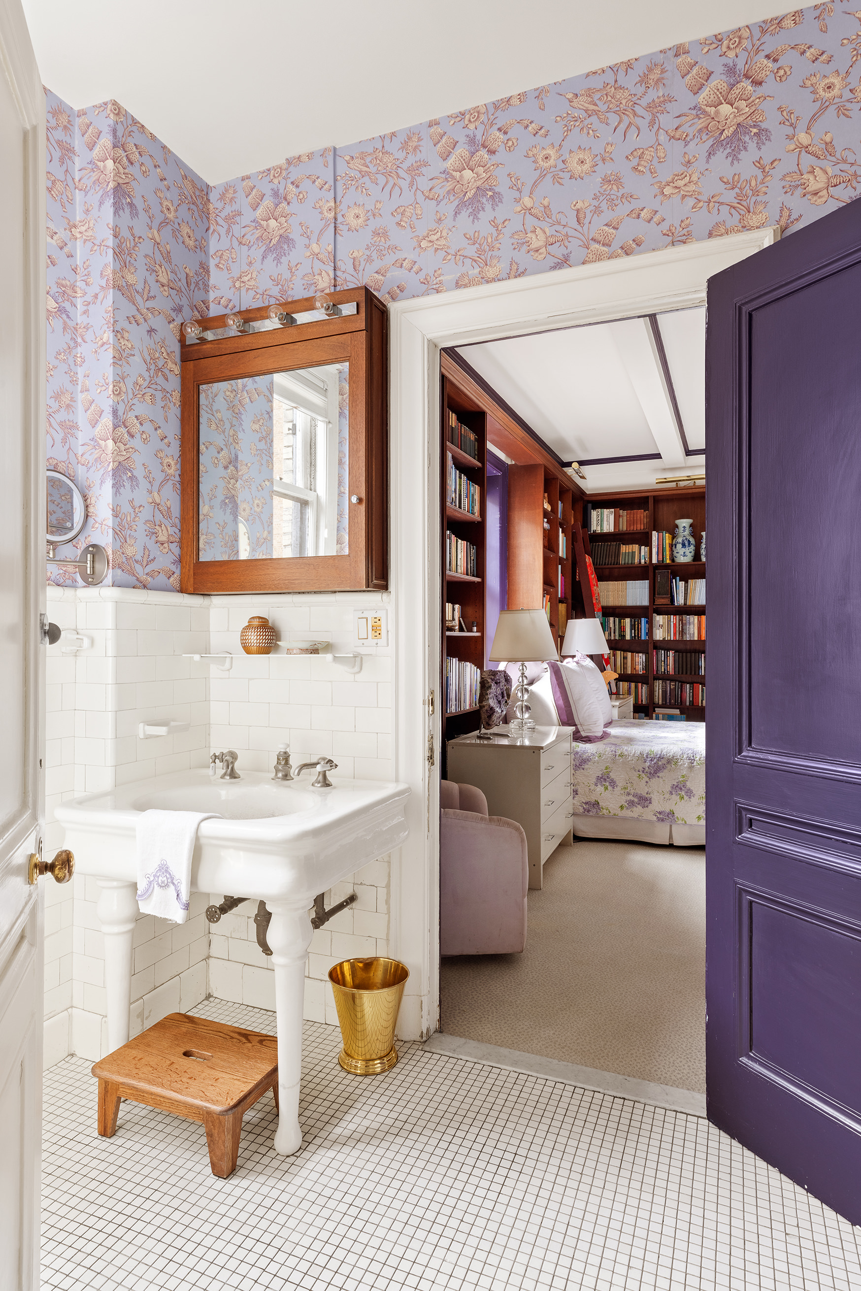 563 Park Avenue, Unit 4E Manhattan, NY 10065 - Photo 8 of 17 a bathroom with a tub sink and mirror