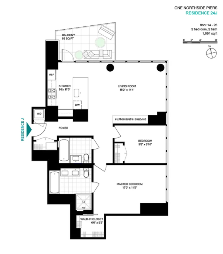 1 Northside Piers 24J Williamsburg Brooklyn NY 11249