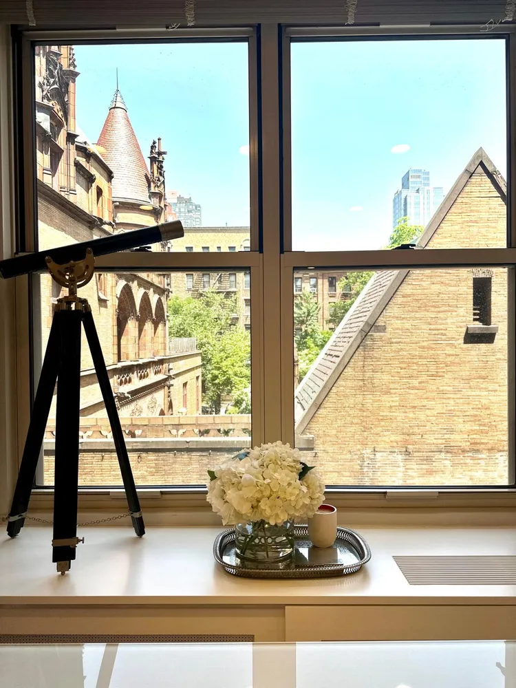 a view of a from a living room