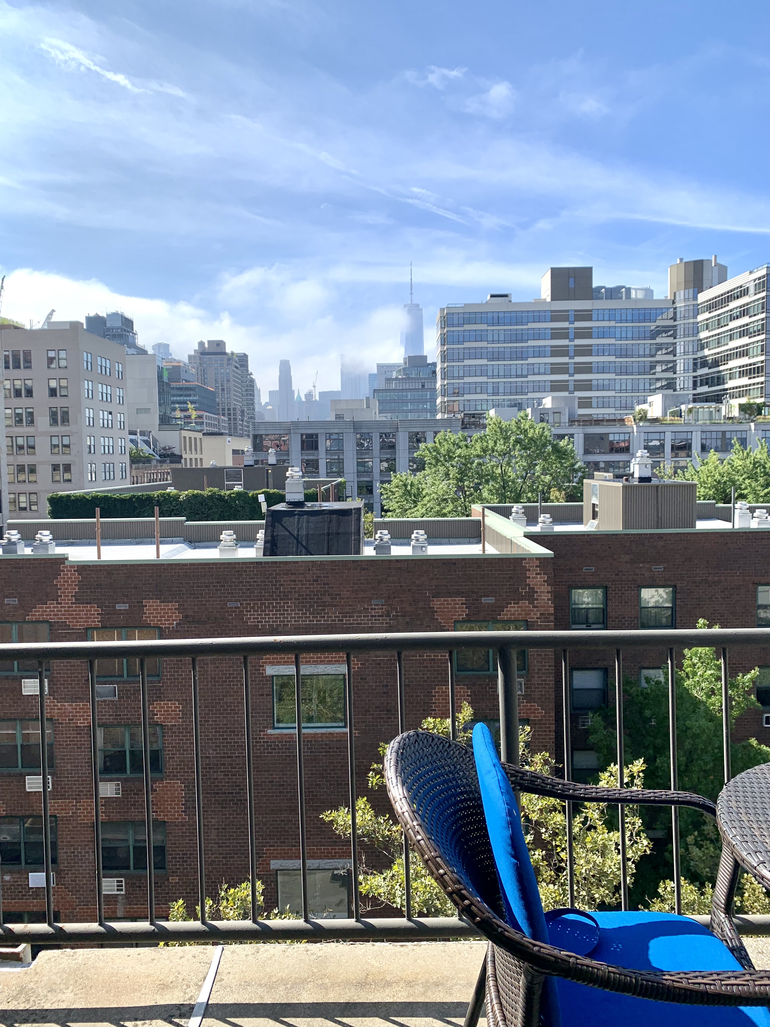 130 Barrow Street, Unit PH508 Manhattan, NY 10014 - Photo 11 of 14 a view of a city from a balcony