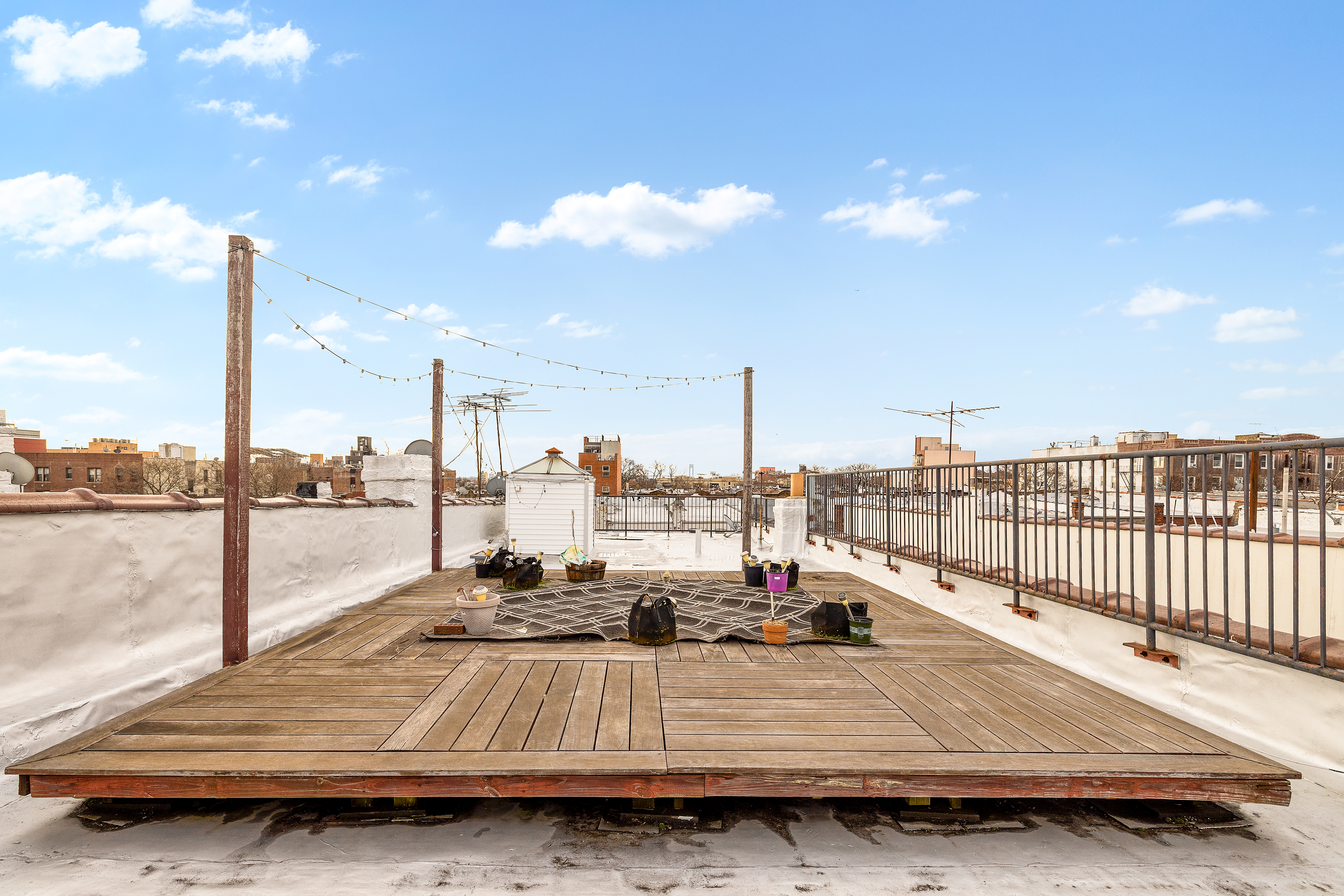 742 44th Street Brooklyn, NY 11220 - Photo 10 of 23 a view of a balcony with dining space