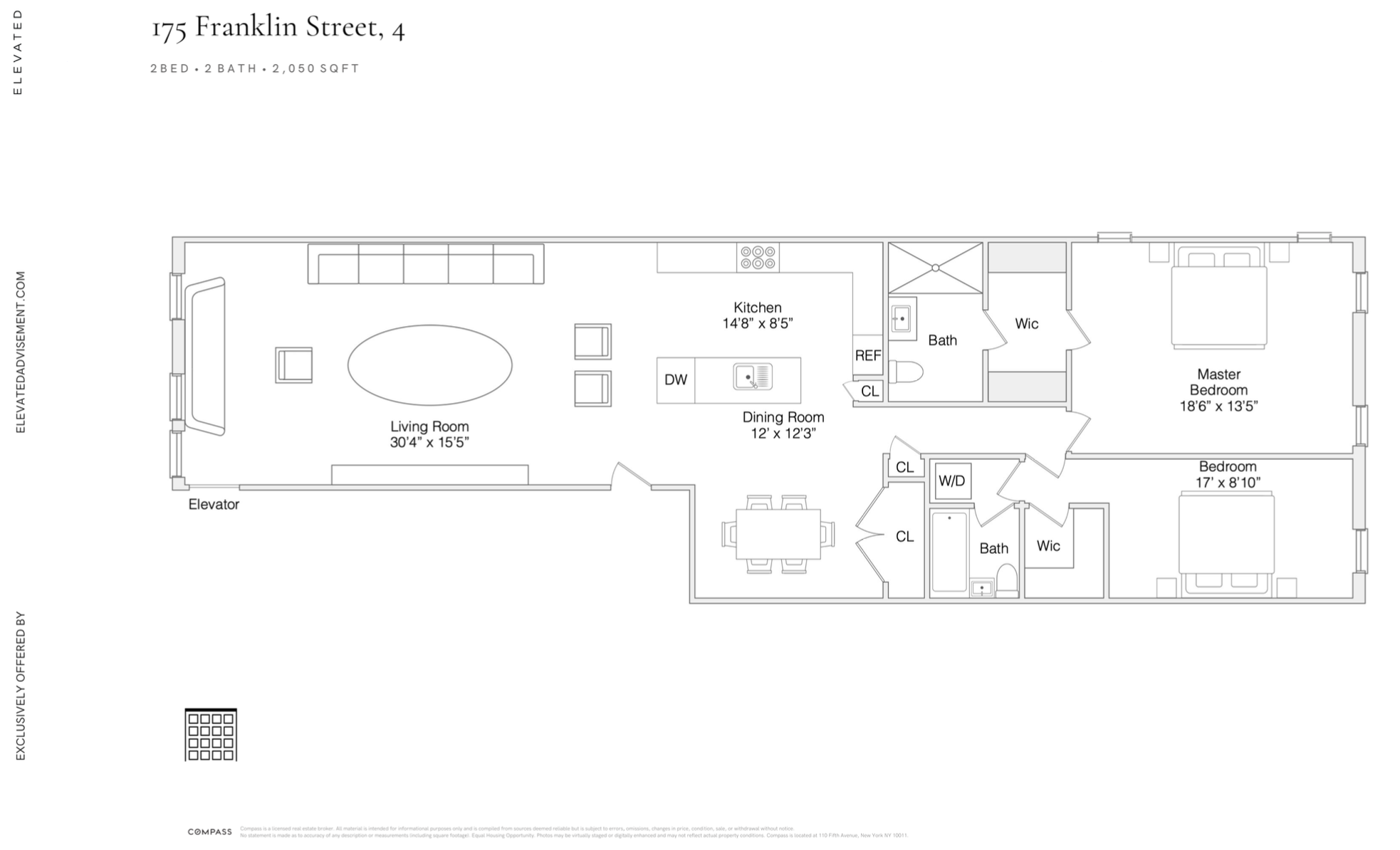 175 Franklin Street, Unit 4 Manhattan, NY 10013 - Photo 13 of 13 a picture of a wall with a white wall