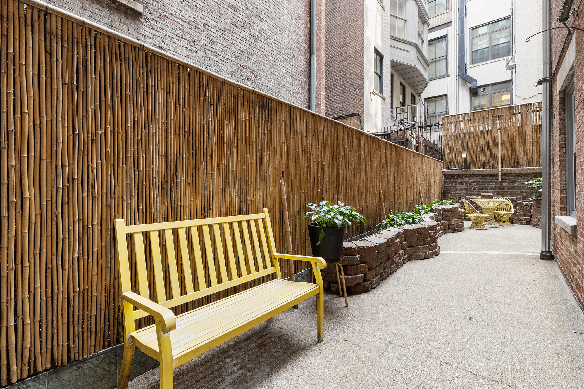 23 East 81st Street, Unit 1 Manhattan, NY 10028 - Photo 22 of 23 a view of a porch with furniture