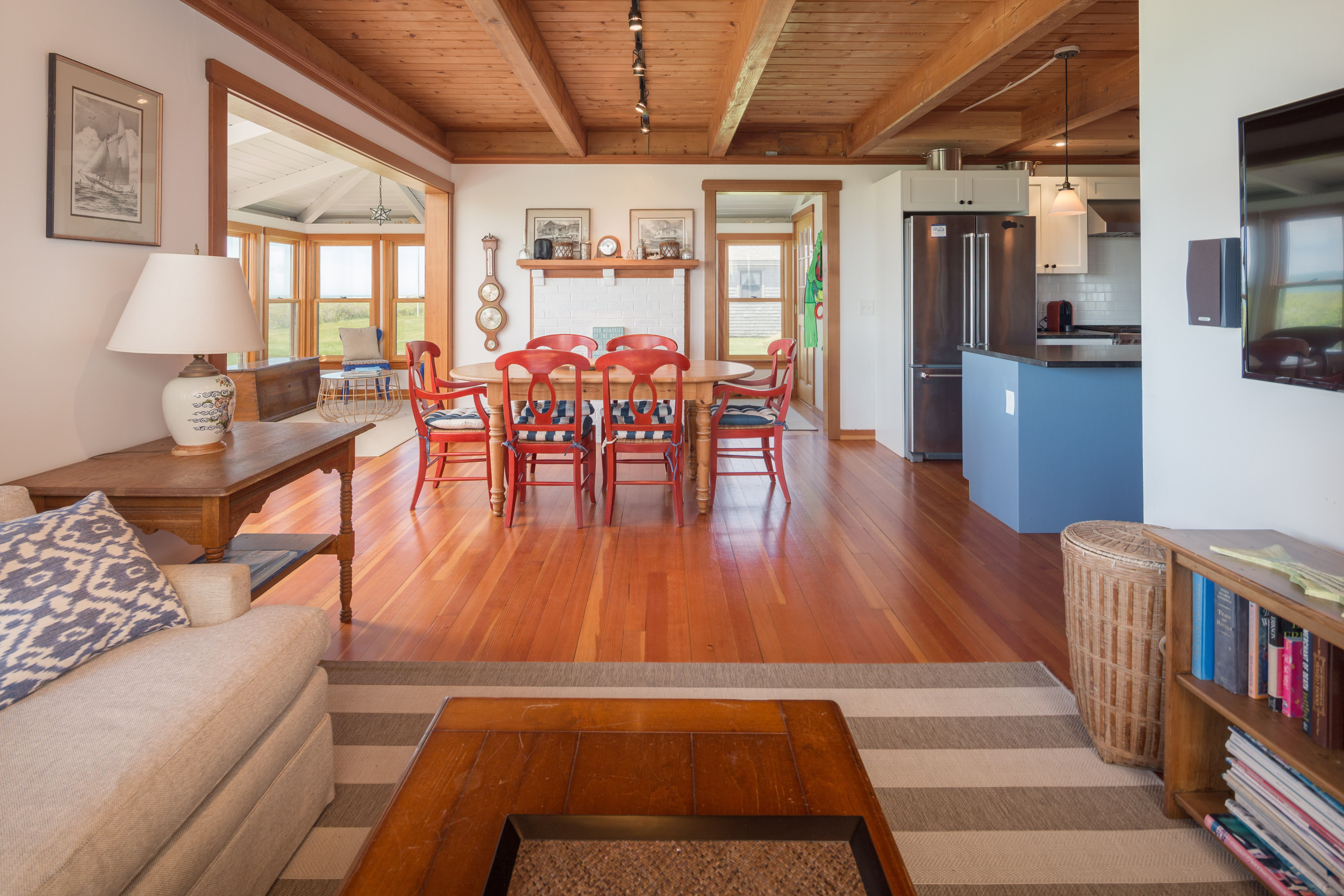 65 Nobadeer Avenue Nantucket, MA 02554 - Photo 6 of 20 a living room with furniture and a wooden floor