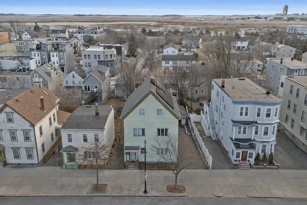 an aerial view of a