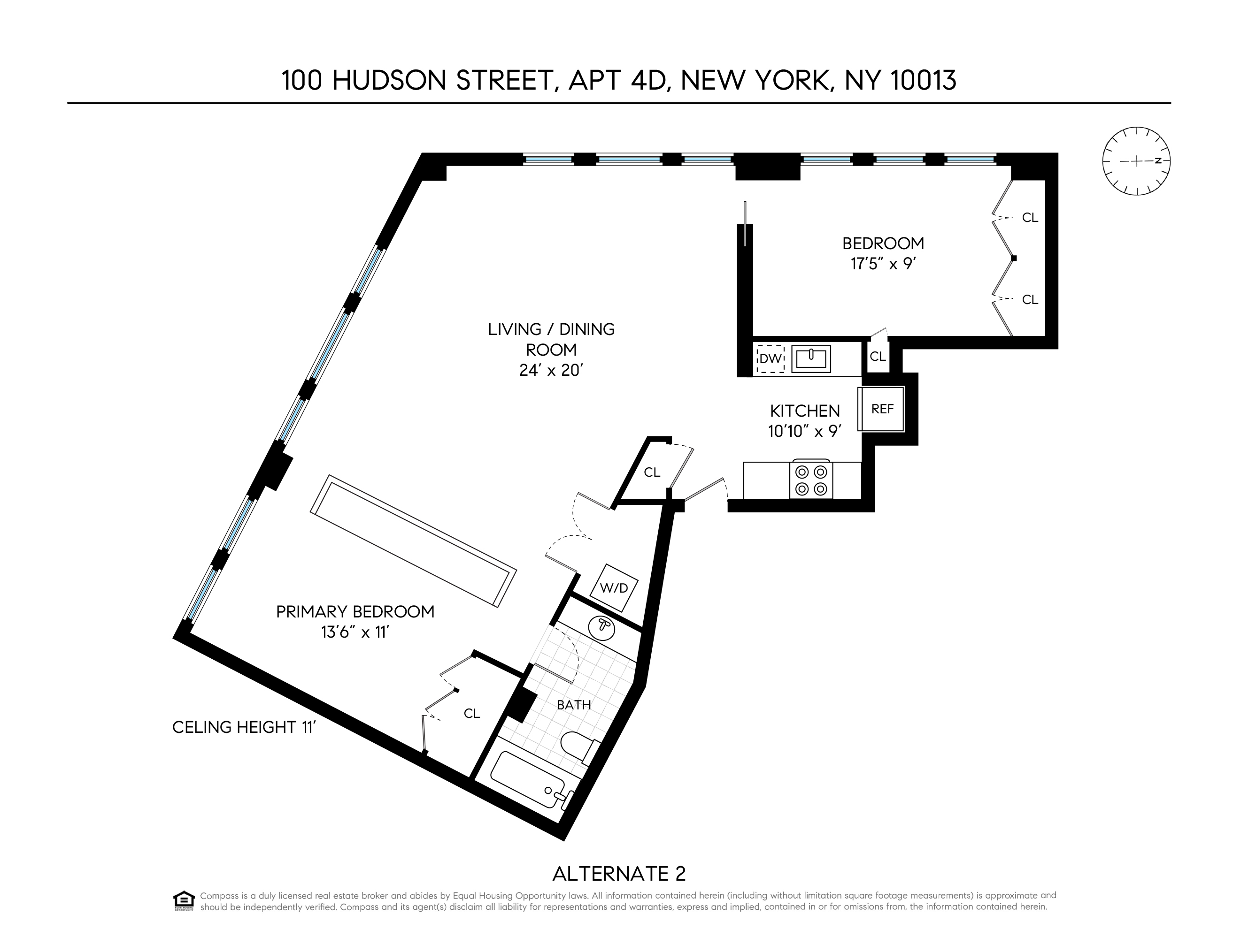 100 Hudson Street 4D Tribeca New York NY 10013