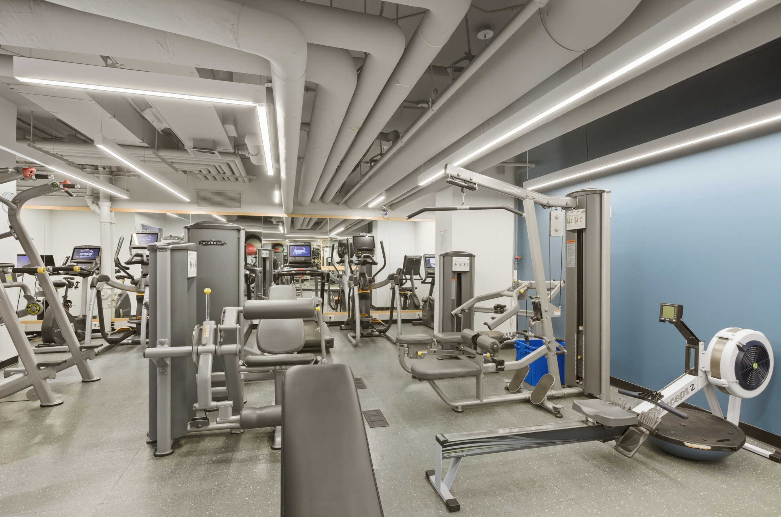 140 West End Avenue, Unit 6D Manhattan, NY 10023 - Photo 17 of 19 a view of a room with gym equipment