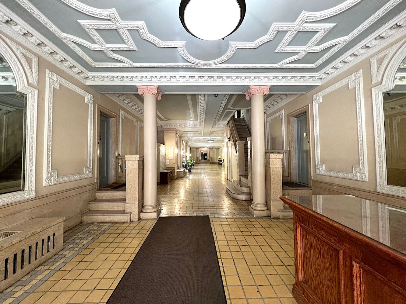 59 Livingston Street, Unit 3A Brooklyn, NY 11201 - Photo 15 of 19 a view of a hallway with furniture