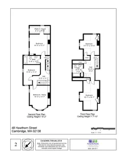 $1,989,000 | 48 Hawthorn Street, Unit 2, Cambridge, MA 02138