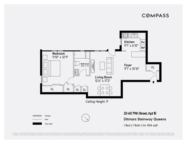 $495,000 | 22-60 79th Street, Unit 1E | Astoria