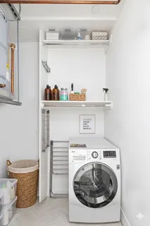 a utility room with a sink