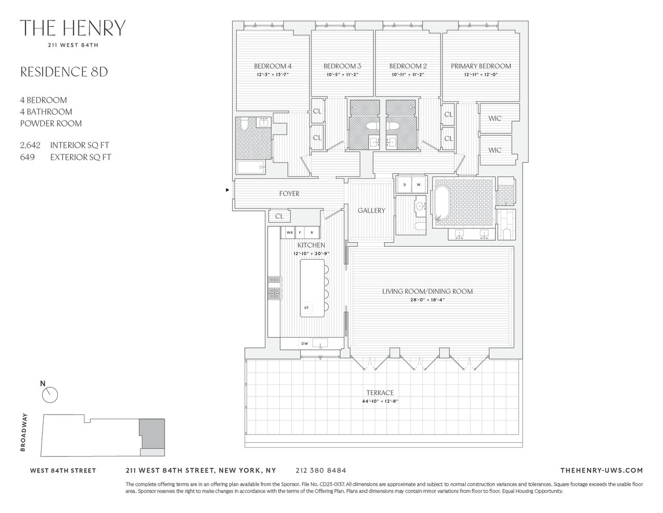 $9,650,000 | 211 West 84th Street, Unit 8D | Upper West Side