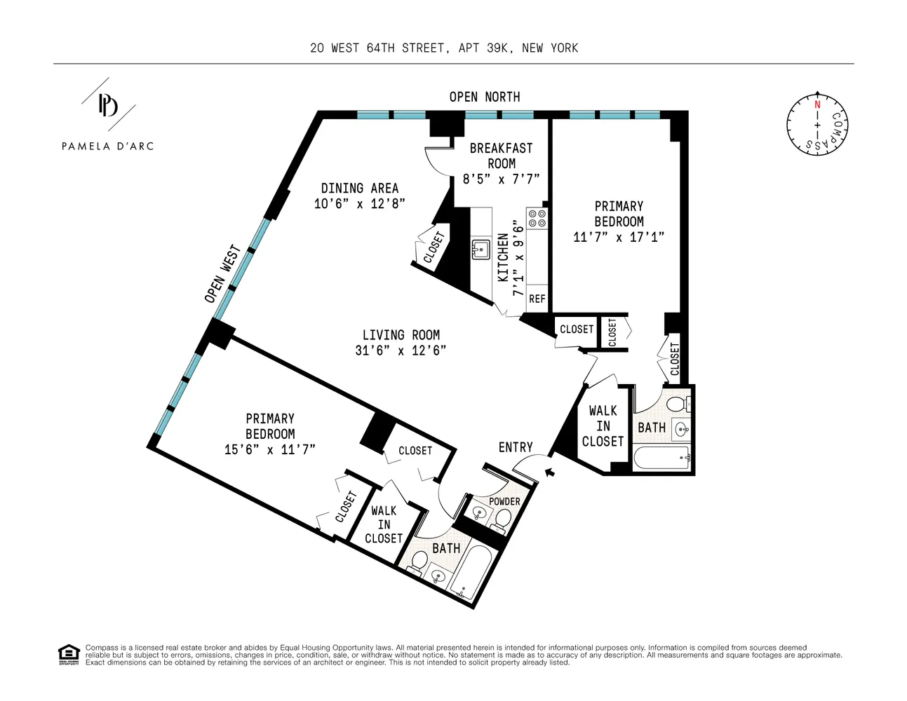 $3,200,000 | 20 West 64th Street, Unit 39K | Upper West Side