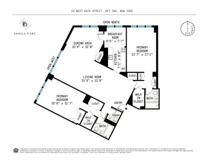 $3,200,000 | 20 West 64th Street, Unit 39K | Upper West Side