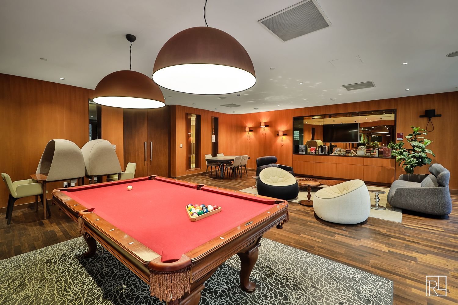 75 Wall Street, Unit 28D Manhattan, NY 10005 - Photo 21 of 35 a room with furniture and chandelier