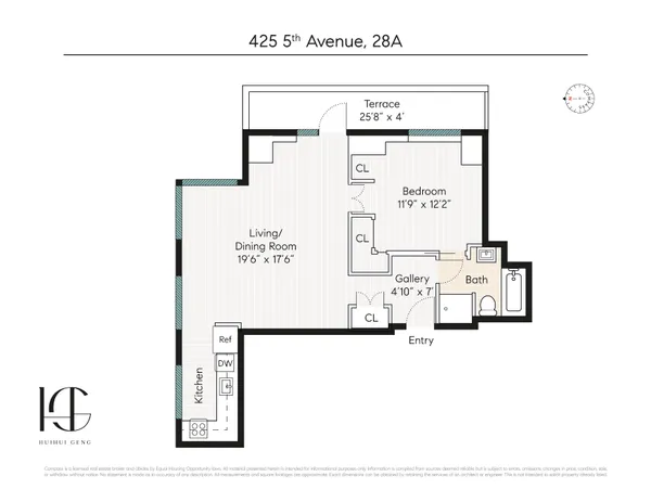 $5,700 | 425 5th Avenue, Unit 28A | Midtown South