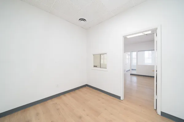 wooden floor in a room