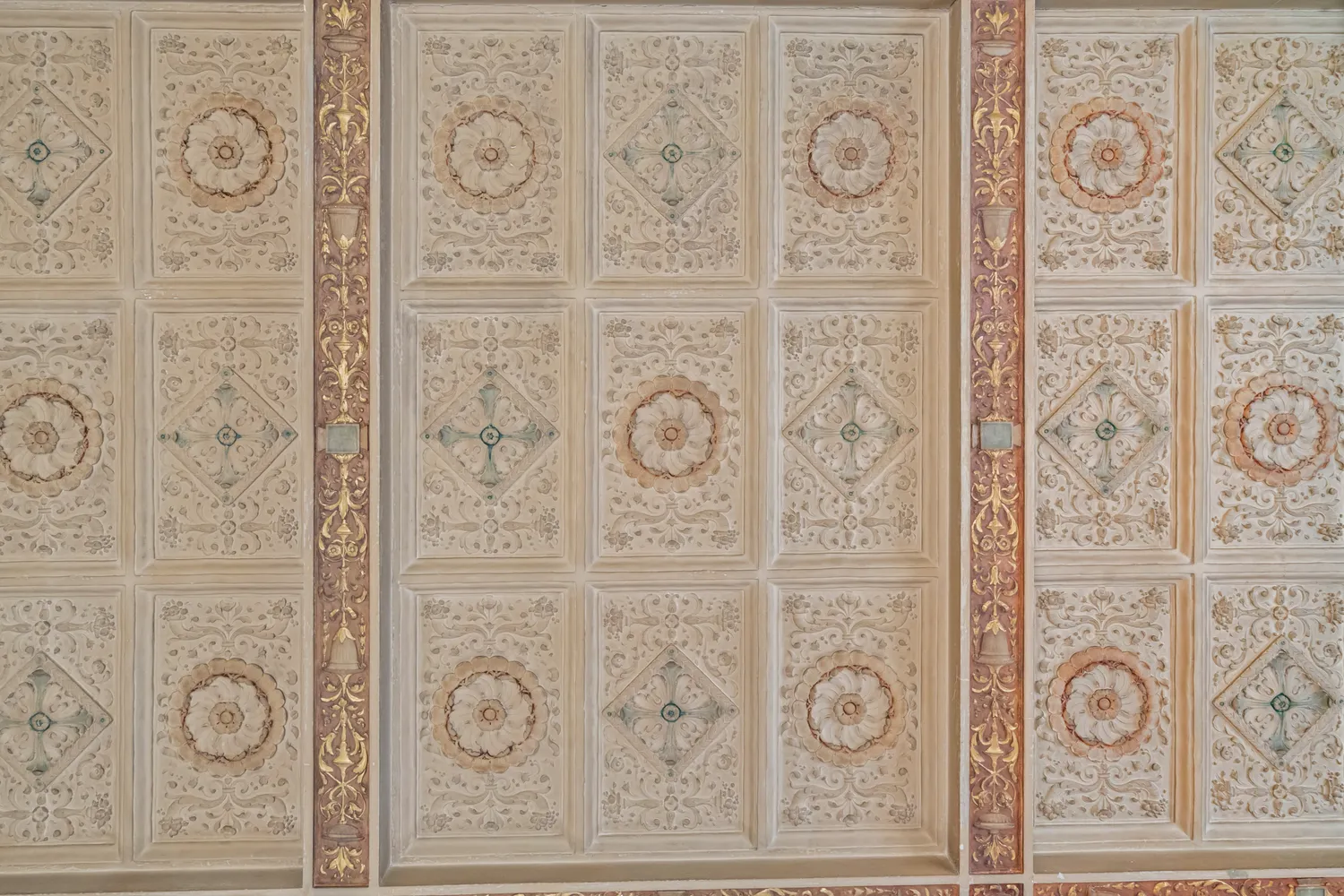 a bathroom with a shower curtain