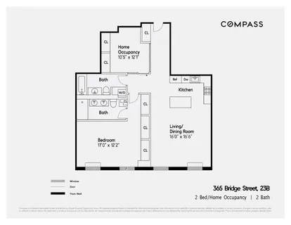 $1,400,000 | 365 Bridge Street, Unit 23B | Downtown Brooklyn