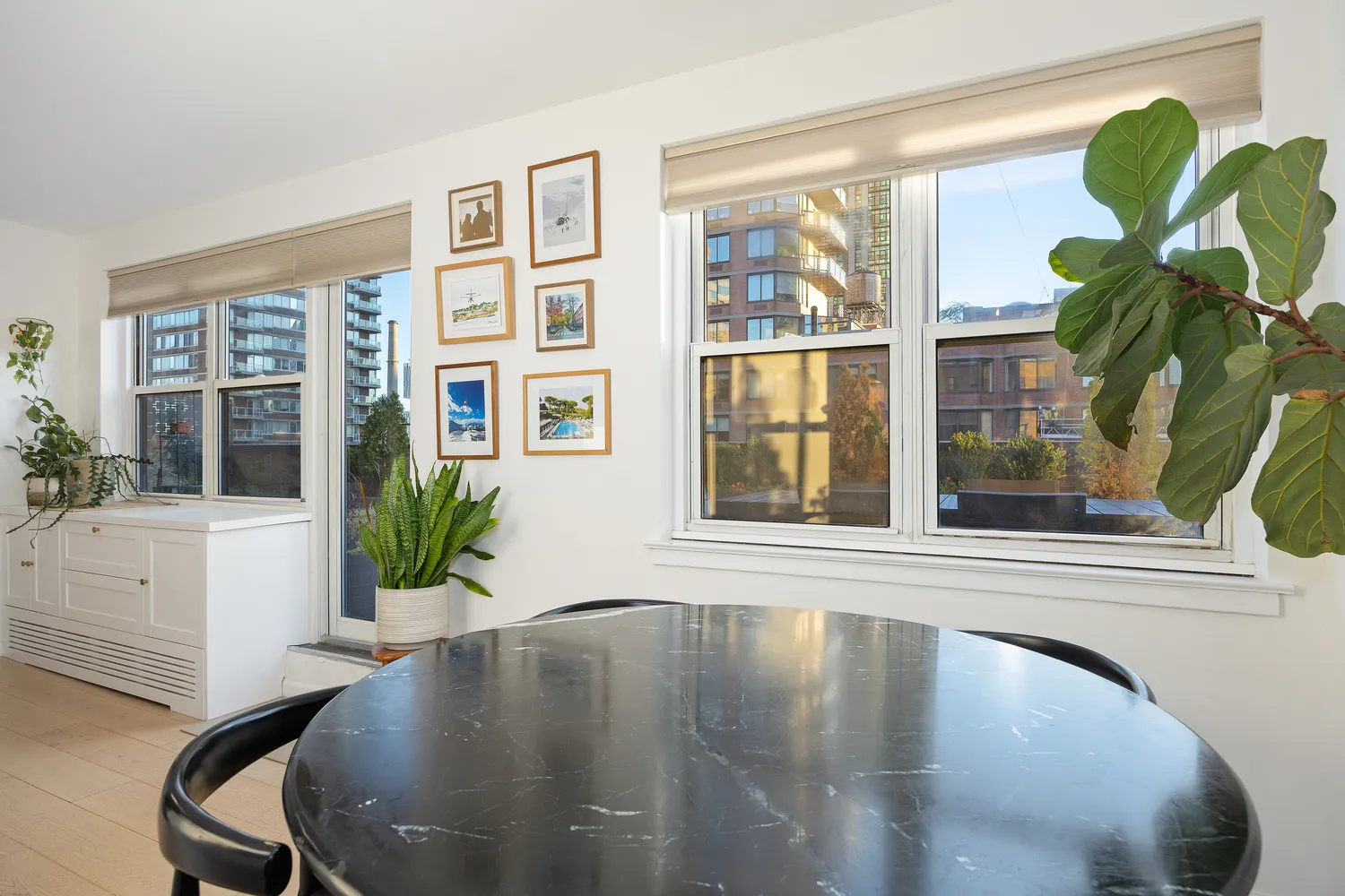 a view of a living room and window