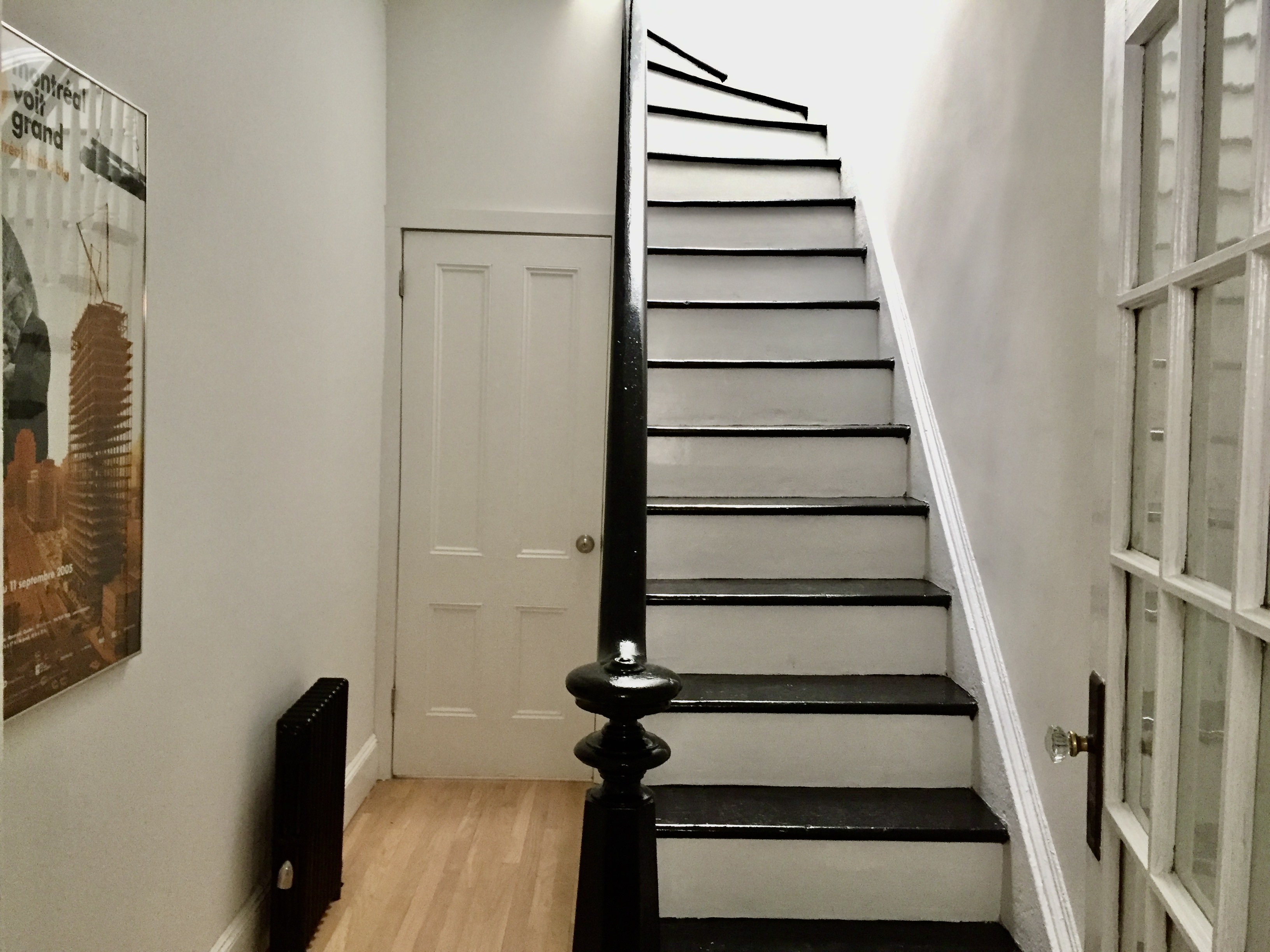 209 Frost Street, Unit 2 Brooklyn, NY 11211 - Photo 8 of 8 a view of entryway with wooden floor and staircase