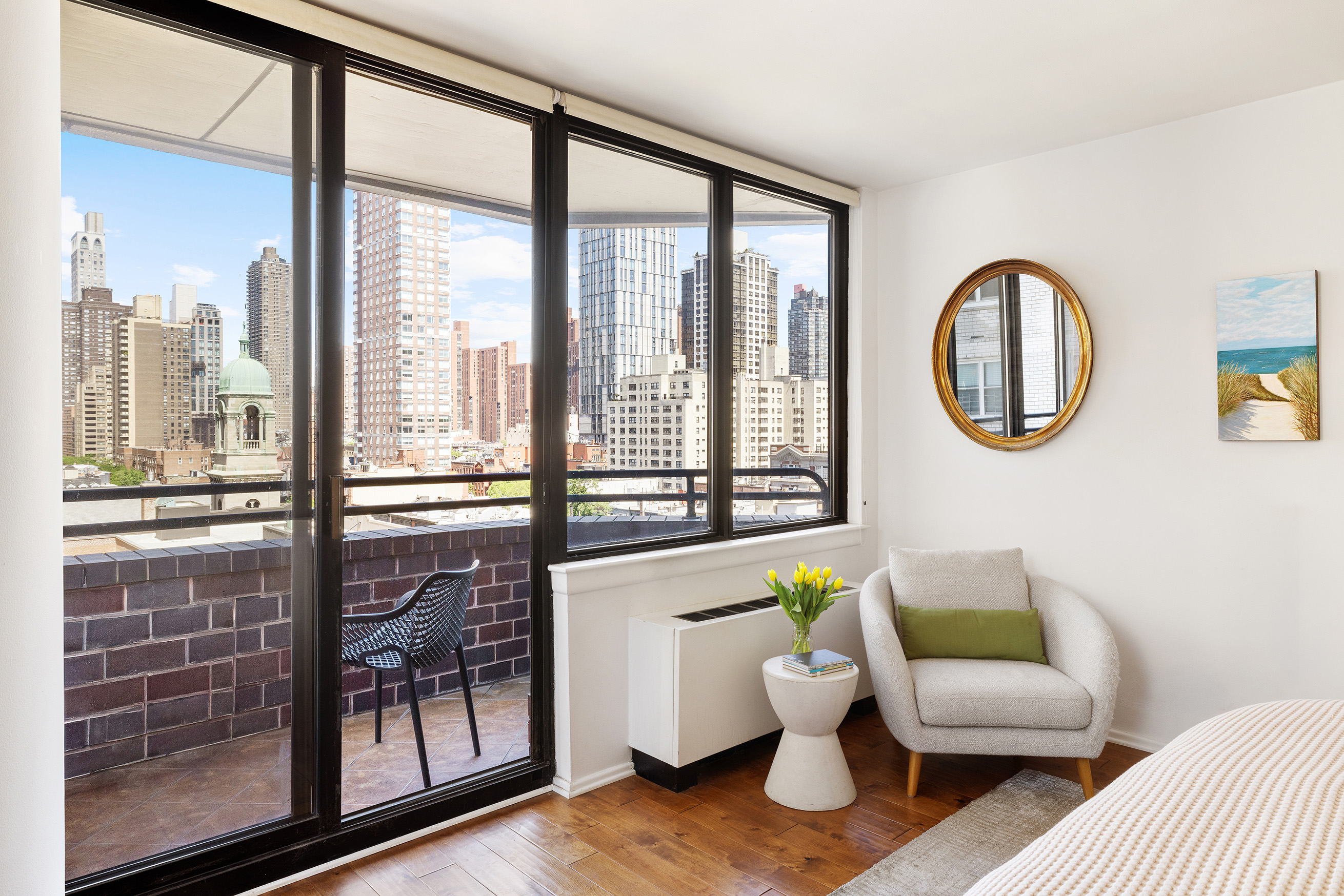 455 East 86th Street, Unit 11A Manhattan, NY 10028 - Photo 6 of 11 a living room with furniture and a window