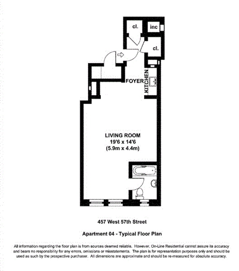 457 West 57th Street, Unit 304 Manhattan, NY 10019 - Photo 5 of 6