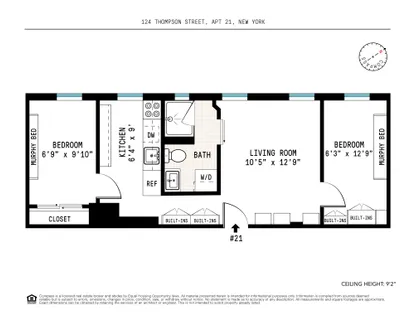 $840,000 | 124 Thompson Street, Unit 21 | SoHo