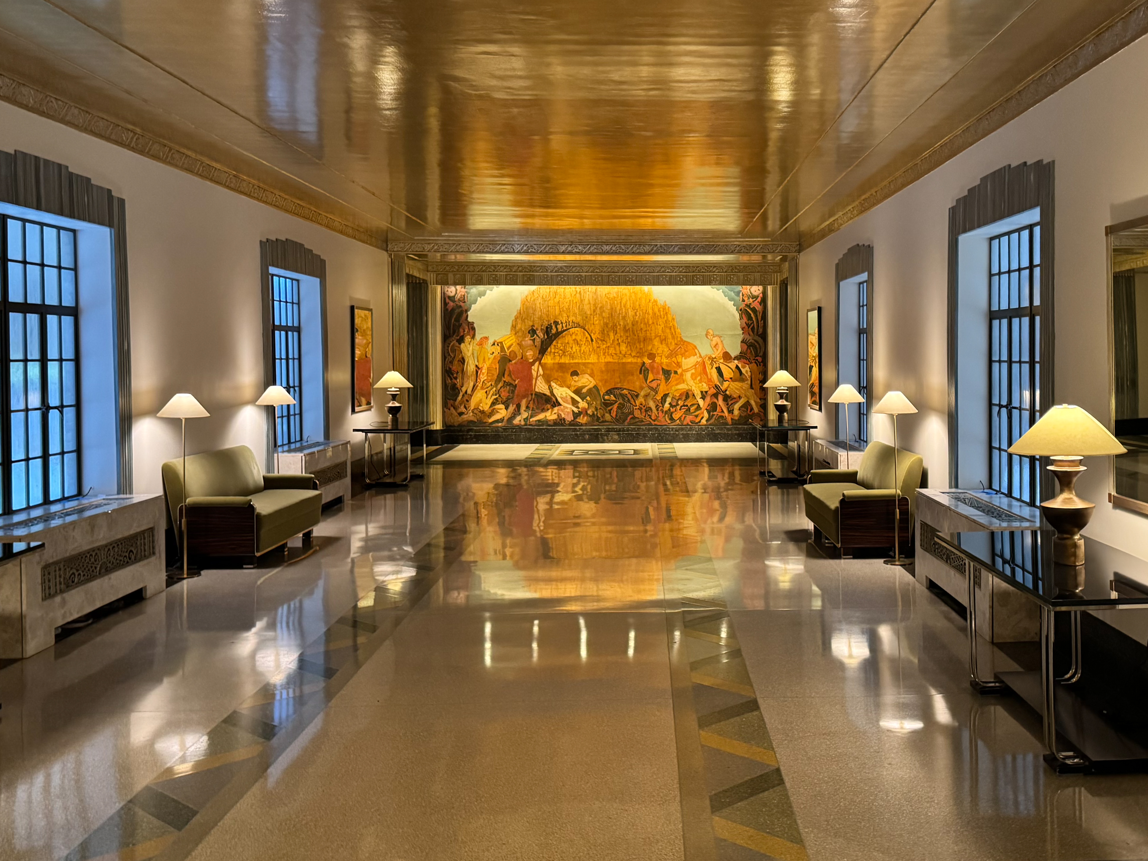 300 Central Park West, Unit 21G Manhattan, NY 10024 - Photo 18 of 21 a living room with large windows