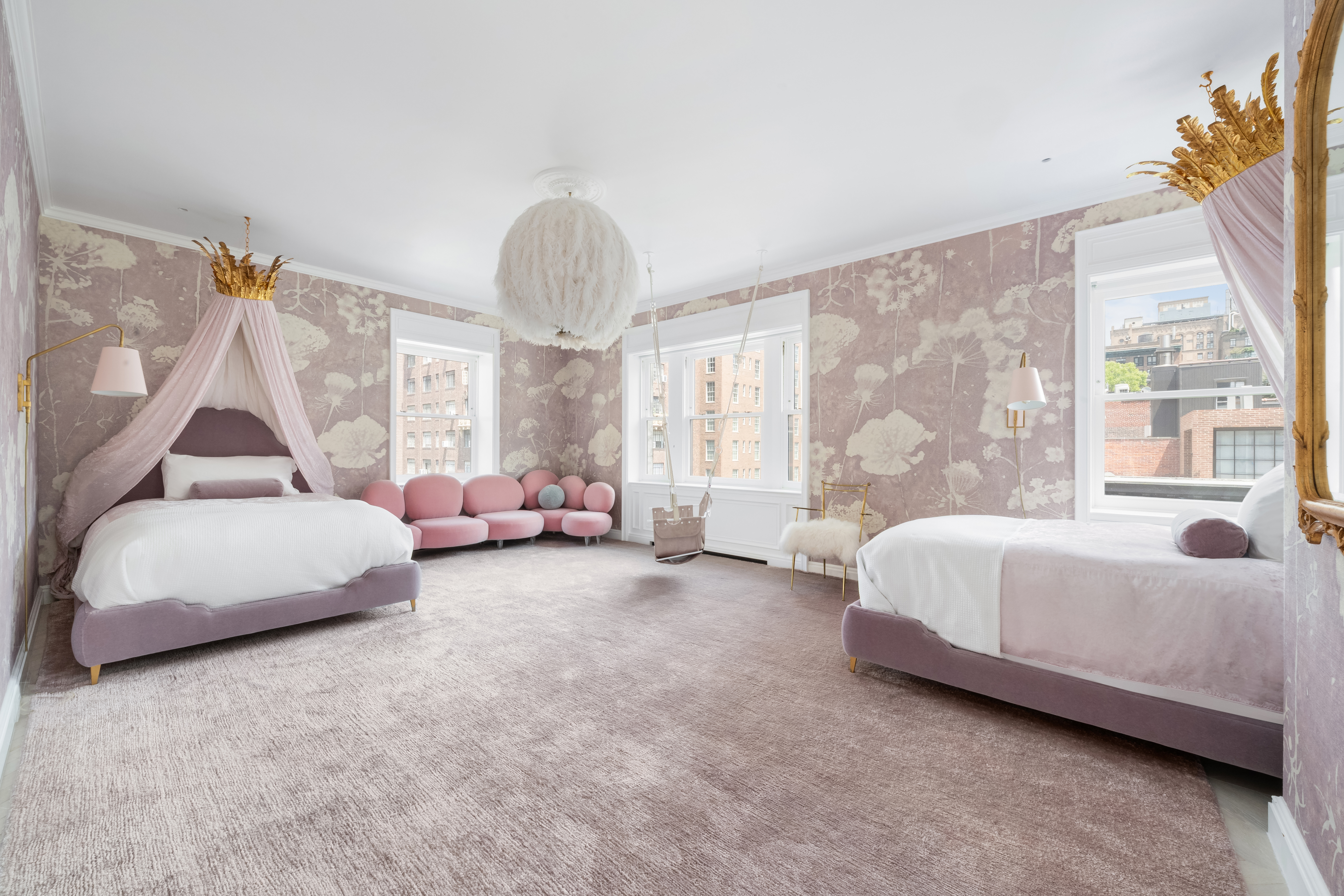 78 Irving Place, Unit PH Manhattan, NY 10003 - Photo 18 of 27 a spacious bedroom with a bed and a large window