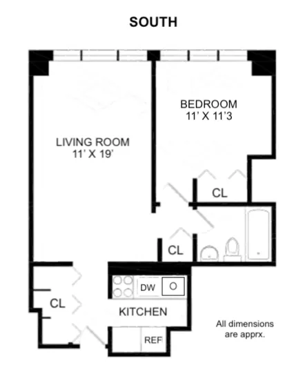 $4,200 | 301 East 45th Street, Unit 19D | Midtown East