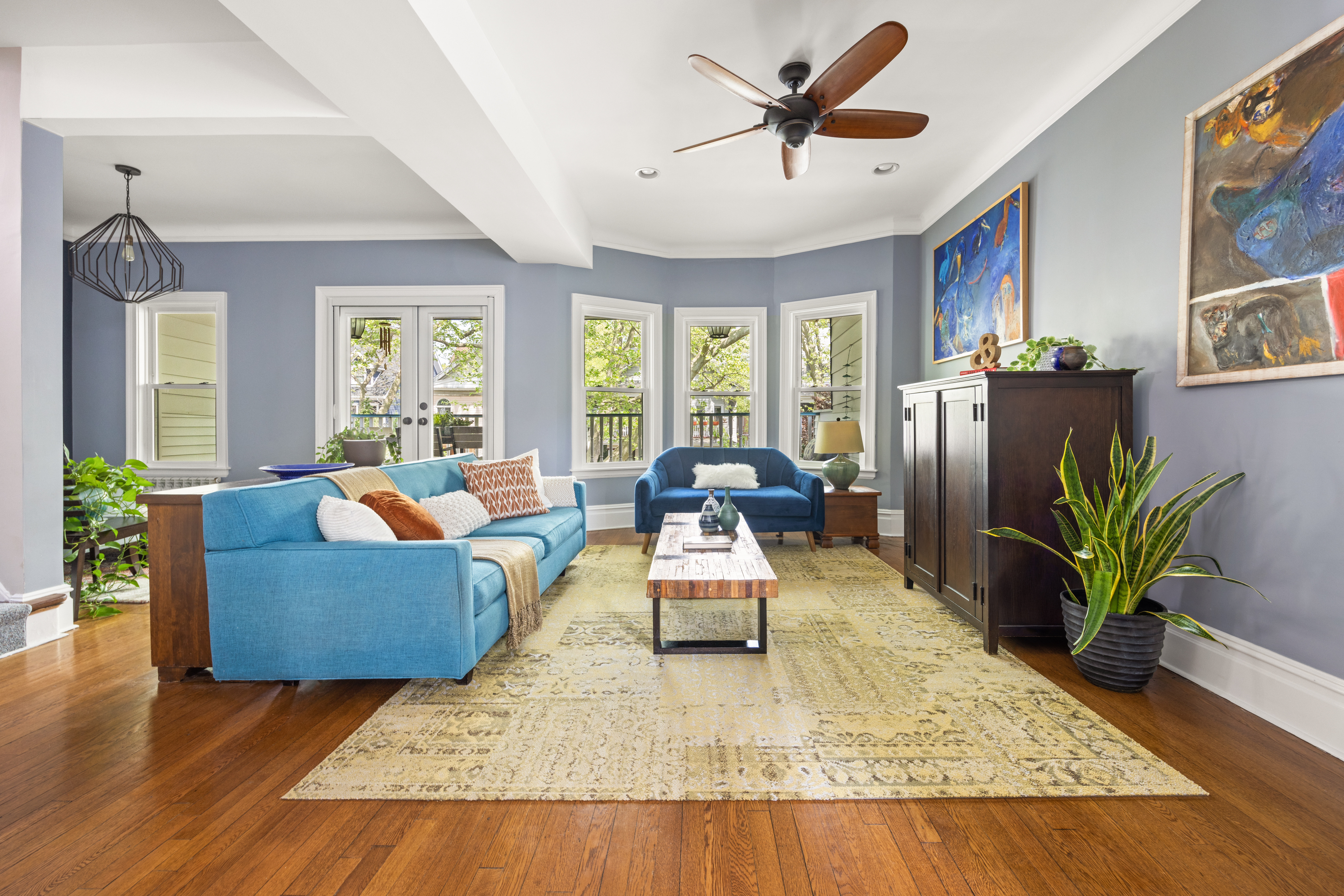 758 Westminster Road Brooklyn, NY 11230 - Photo 2 of 32 a living room with furniture and a potted plant