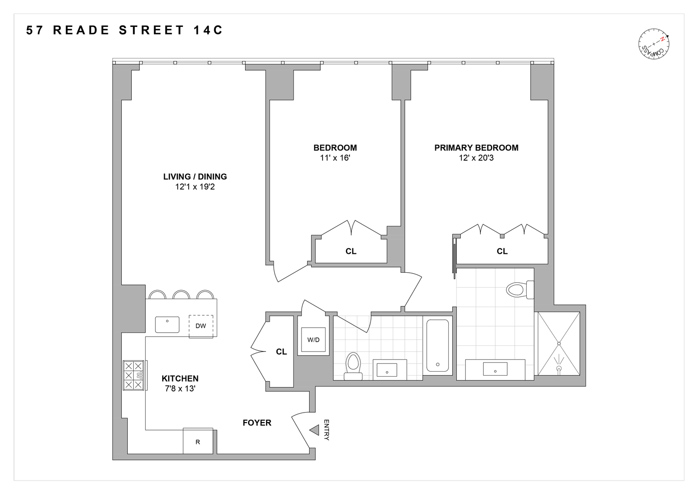 57 Reade Street, Unit 14C Manhattan, NY 10007 - Photo 16 of 16
